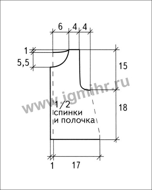 Голубой ажурный жилет для девочки 1-2 лет.