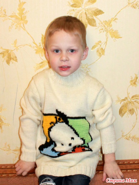 Свитер сыну