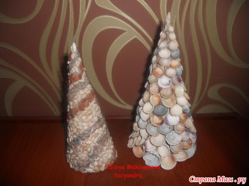 Новогодние украшения: елочка из морских ракушек и звездочек - , Sputnik Грузия