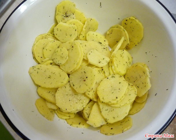 Картофельные чипсы.