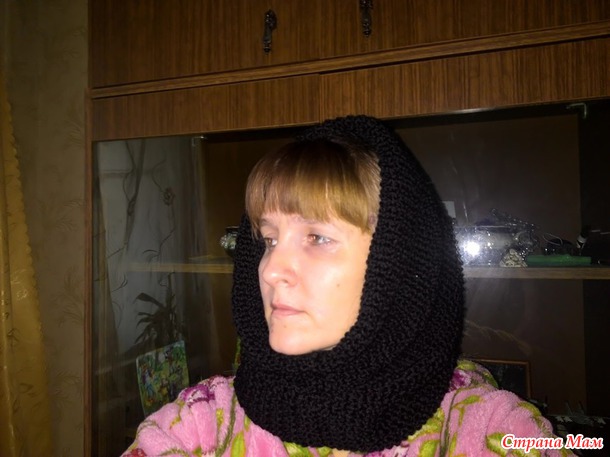 . Шарф труба на голову.