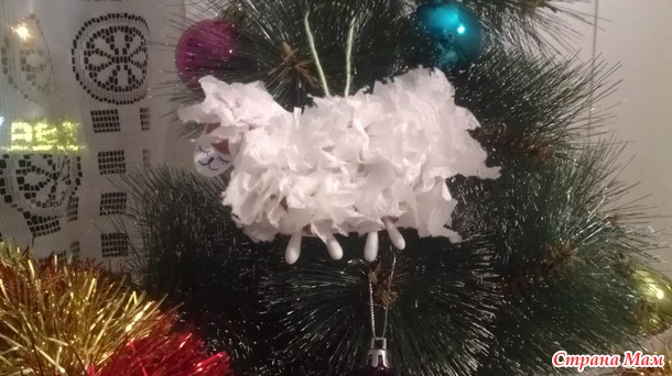 Конкурс детского новогоднего рисунка и поделки Овечка (голосование)