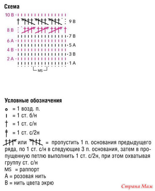 Двухцветный пуловер крючком