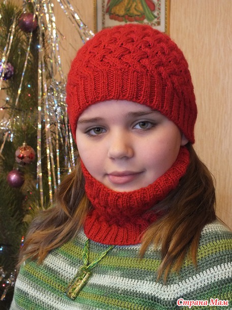 Шапочки для себя и дочек.