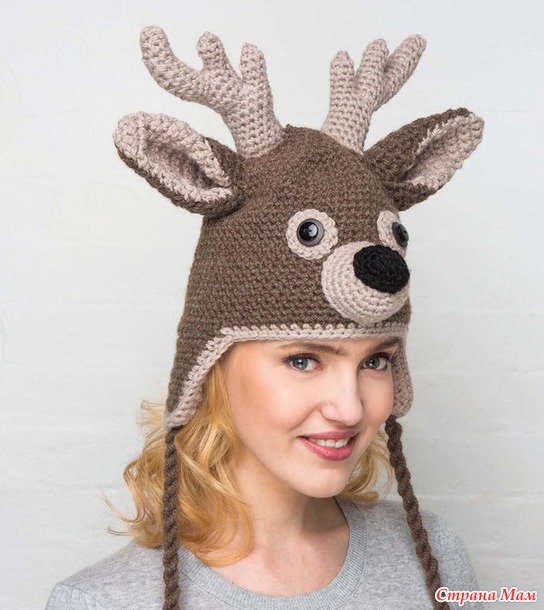 CROCHETED ANIMAL HATS -  