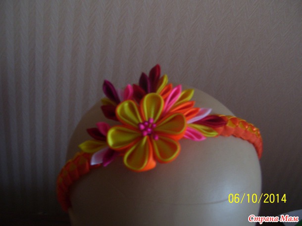 Рукодельные итоги 2014г. часть 4, канзаши.