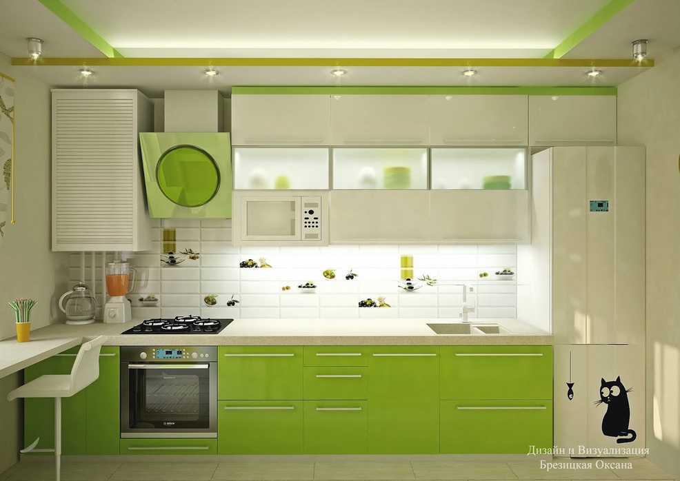 Кухня Зелёного Цвета