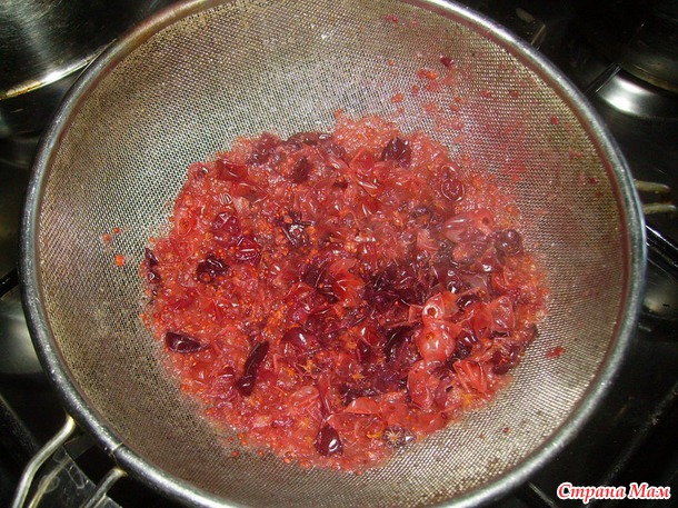 Нежнейший клюквенный мусс