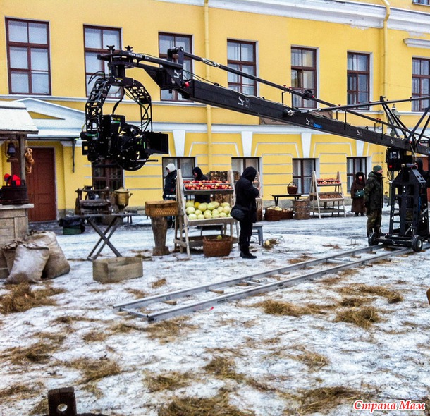 Съёмки сериала "Курт Сеит и Шура" в Санкт-Петербурге.