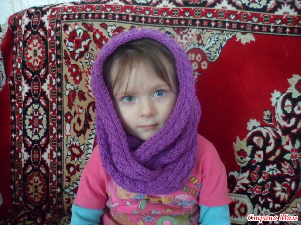 Снуд спицами