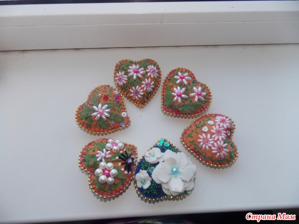 Сердечки к дню св Валентина