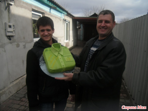 Мой тортик на 23 февраля любимым мужчинам