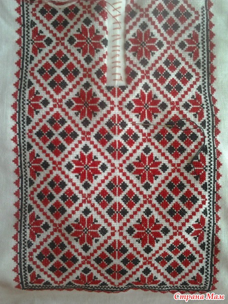 Вторая моя вышиваночка.