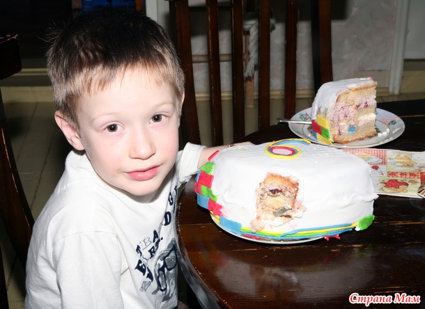 Торт Лего на 6-летие сыну
