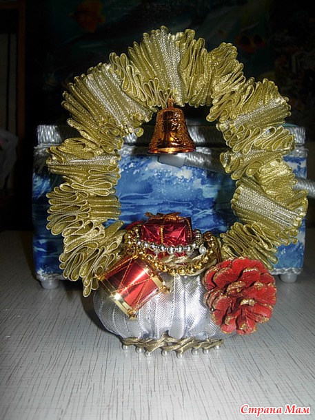 Корзиночки из мыла и атласных лент