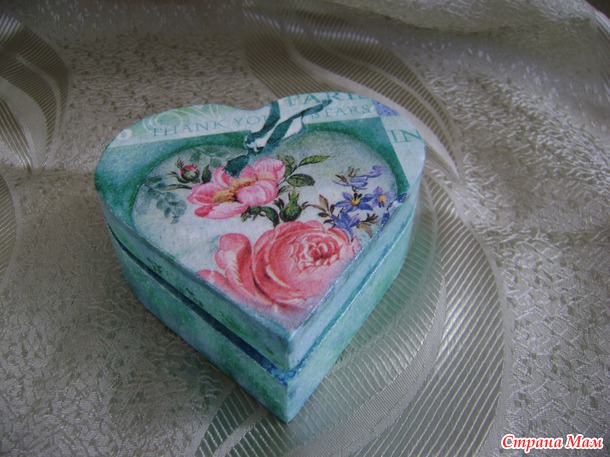 Сердечная шкатулочка