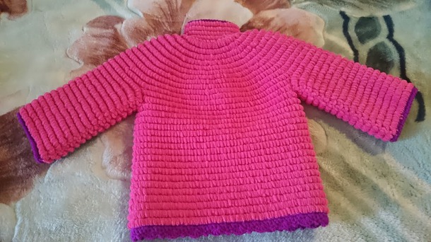 Пальтишко из пряжи Alize Baby Set Marifetli