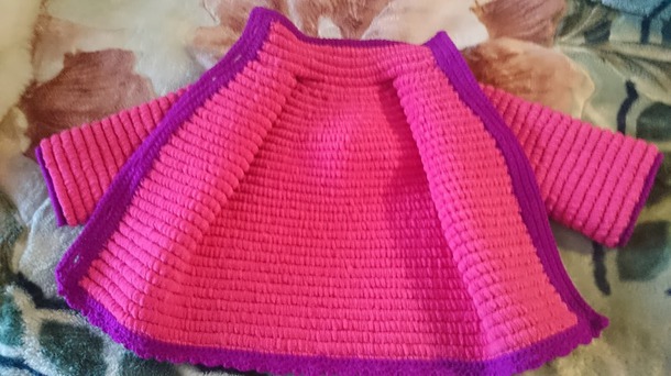 Пальтишко из пряжи Alize Baby Set Marifetli