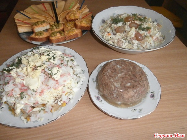 Мое новогоднее меню.