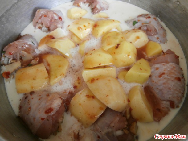 Куриные голяшки фаршированные.