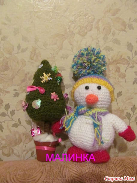 Вязаные игрушки.