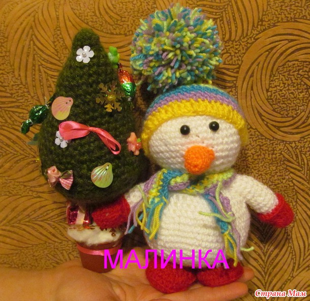 Вязаные игрушки.