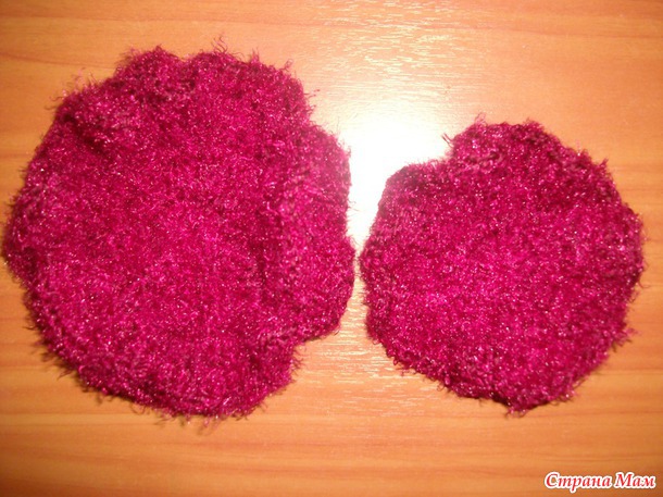 Шапочка с ушками из ALIZE FLOWER