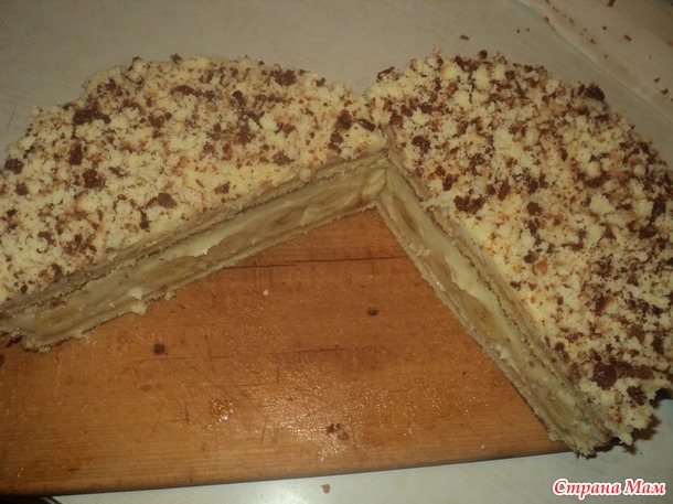Хвастик... ТОРТ с бананами