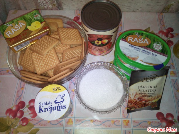 Сырный торт без выпекания.