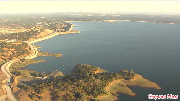 Наше умирающее озеро Folsom Lake :(