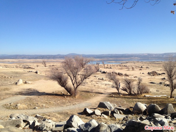 Наше умирающее озеро Folsom Lake :(