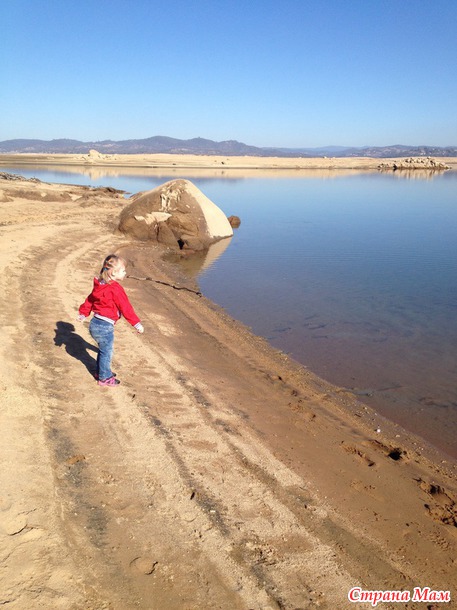 Наше умирающее озеро Folsom Lake :(