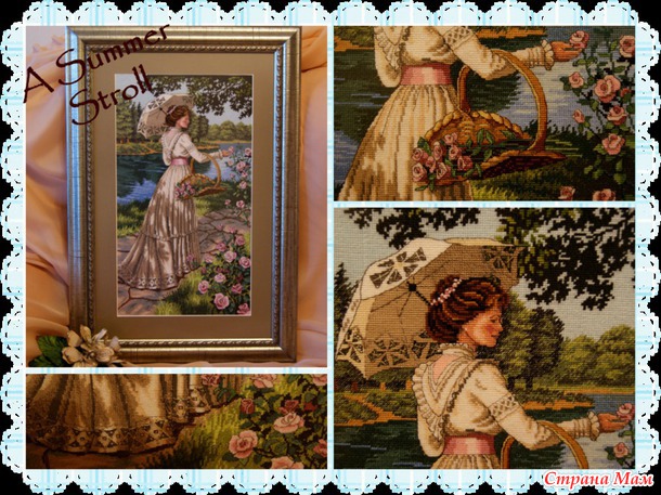 Моя новая картина "A Summer Stroll" ("Летняя прогулка") от Dimensions