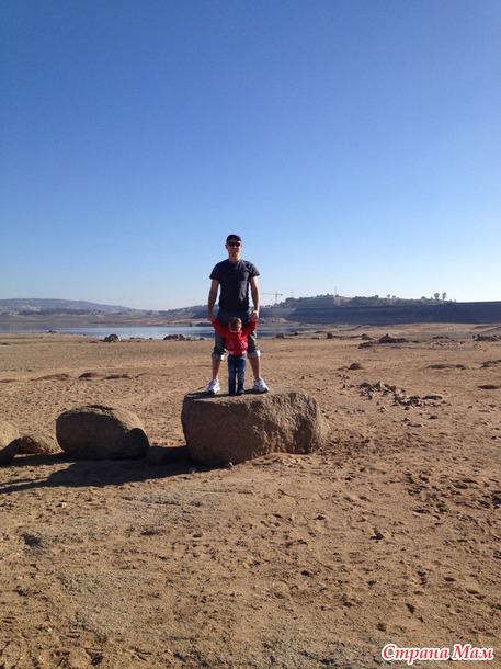 Наше умирающее озеро Folsom Lake :(