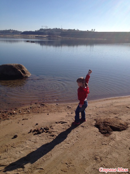 Наше умирающее озеро Folsom Lake :(