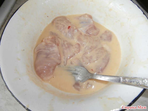 Куриная грудка в кляре