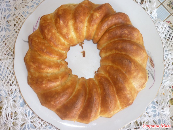 . Пирог с плавленными сырками