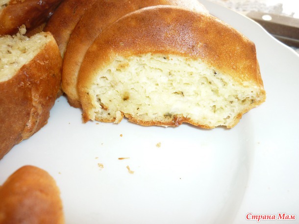 . Пирог с плавленными сырками