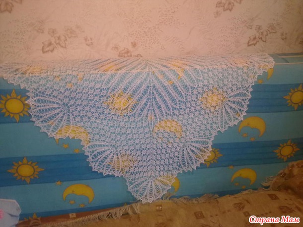 Шаль Хирна из ангоры