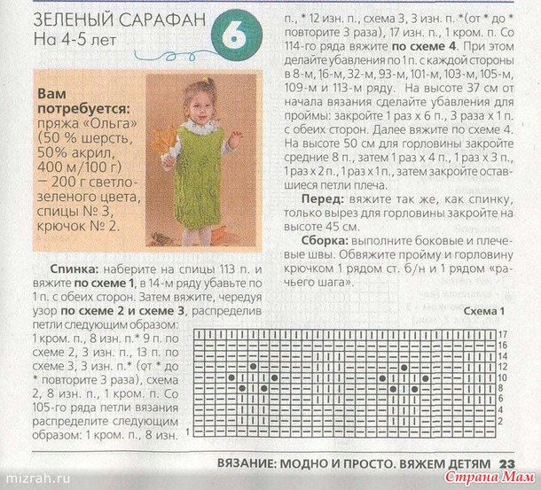 Сарафанчик для девочки