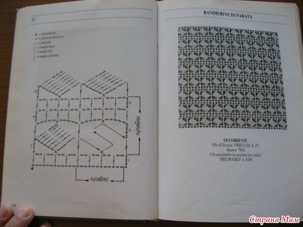 . Схемы крючком № 2