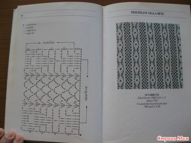 . Схемы крючком № 2