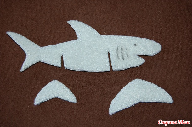 3D пазл акула