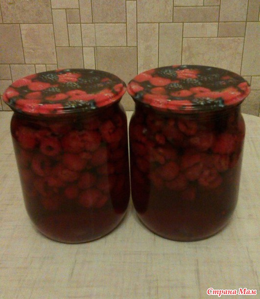 Ягода малина, готовим вкусное лекарство :)))