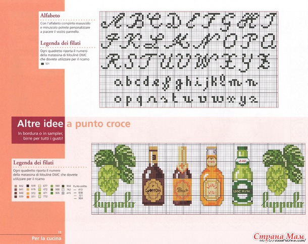 1000 Idee a Puntocroce №47. Журнал по вышивке.