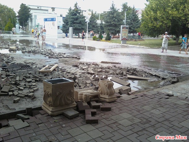 Геленджик. Июль 2012. Наводнение.