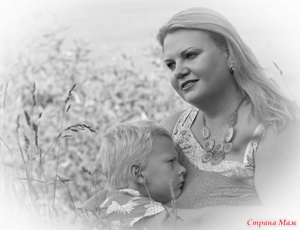 Елена с сыночком Данечкой