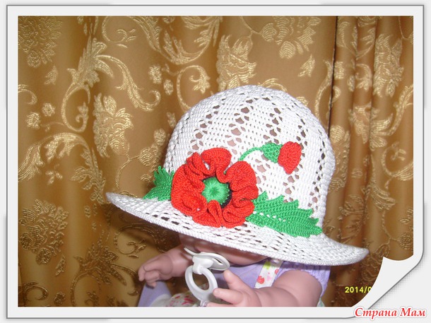 Шляпка с маком.