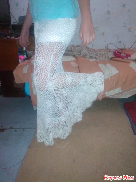 Юбка в пол для себя любимой и костюм для сестры.