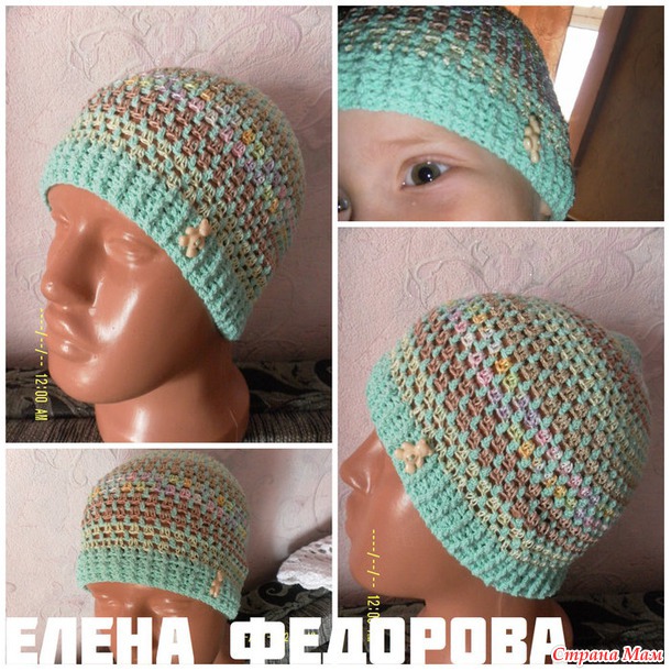 Шапочки на лето, а также как я украшаю шапульки)))